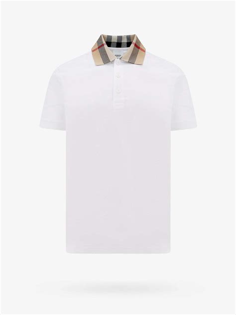 burberry white polo|burberry white polo t shirt.